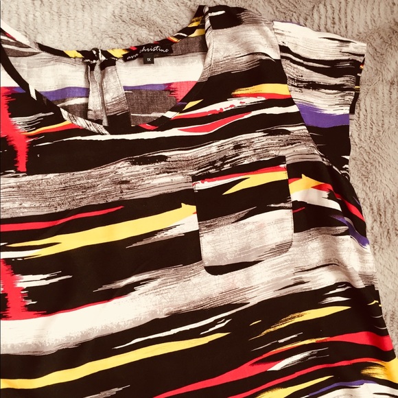 Multi color blouse - Picture 1 of 4